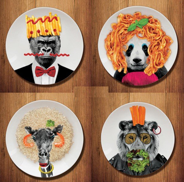 assiette panda